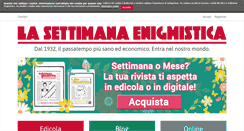 Desktop Screenshot of lasettimanaenigmistica.com